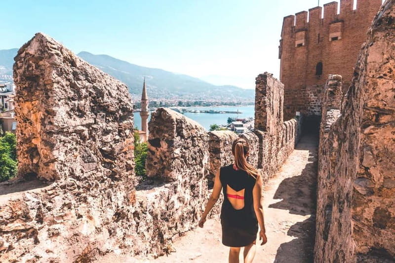 Alanya City Highlights & Sunset Beach BBQ Party - Harbor time: Alanya Limanı, old shipyard, and Kızılkule Red Tower