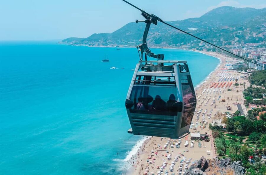 Alanya City Tour & Dimçay River Experience with Lunch - Alanya Castle from the cable car: the view that makes the day