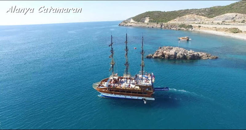 Alanya: Family-Friendly Catamaran Cruise with Castle Views - Lunch onboard: chicken barbeque, salads, spaghetti, and soft drinks