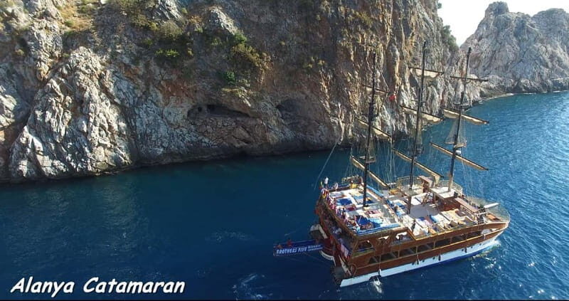 Alanya: Family-Friendly Catamaran Cruise with Castle Views - Sailing for Alanya Castle views you can actually see