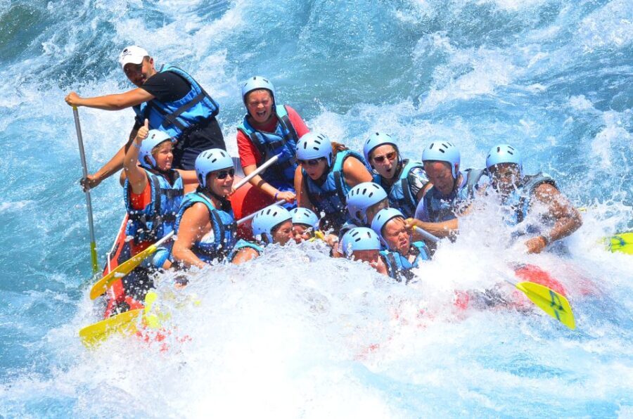 Alanya: Full Day Whitewater rafting with lunch and transport - Break time choices: pancakes, drinks, and optional zipline moments