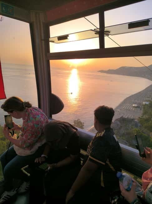 Alanya: Half Day Cable Car, Cave, Terraces&Sunset at Castle - Teras (Alanya Viewpoint) at sunset: the smart end-of-tour payoff