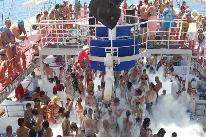 Alanya: Luxury Pirate Boat Tour with Foam Party - Cleopatra Beach swim: white sand vibes and the best jump-off moments