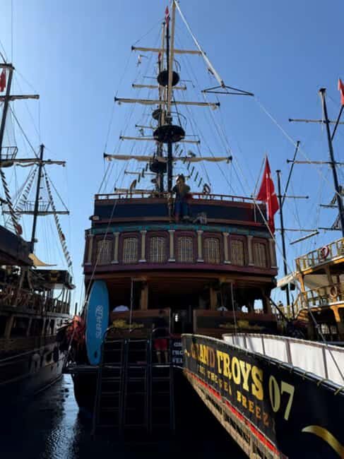 Alanya: Pirate Boat with Lunch and Unlimited Drinks - Onboard Energy: Crew Entertainment and the Foam Party