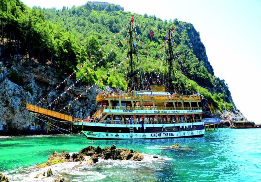 Alanya: Pirates Boat Trip with Lunch and Hotel Pickup - Cleopatra Beach Swim Time: One Hour to Reset