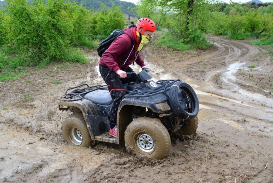 Alanya: Quad Bike Safari - Practice laps first: how the tour leader ride actually feels