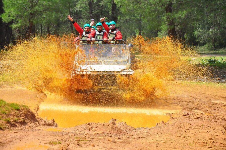 Alanya: Rafting, Zipline, Quad, Buggy, Jeep Tour with Lunch - Rafting on the 14 km Track: Rapids, Splash Time, and Real Safety