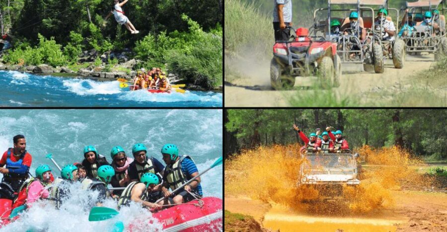 Alanya: Rafting, Zipline, Quad, Buggy, Jeep Tour with Lunch - Zipline Over the River: Fast Views, Short Duration, and the Right Mindset