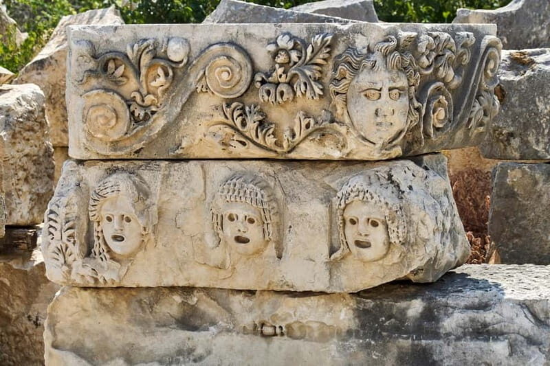 Alanya/Side: Demre St. Nicholas, Ancient Myra & Sunken City - Myra’s amphitheater and Lycian necropolis: why this stop matters