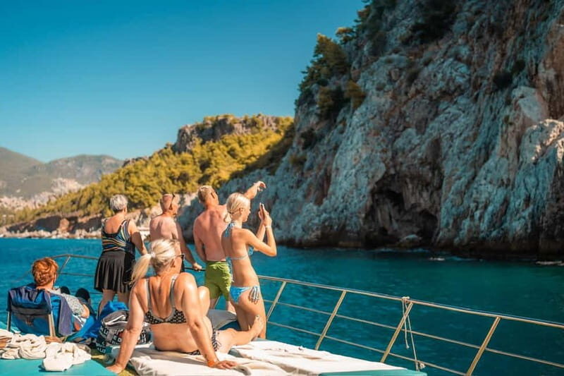 Alanya: Small-Group Boat Tour with Lunch and Soft Drinks - Boarding the 2-Deck Boat and Settling In
