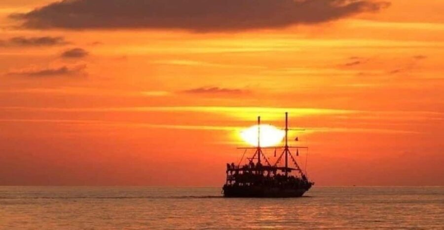 Alanya Sunset Boat: Foam Party & Dinner & Swimming Stops - Getting on Board: Vista Restaurant, Optional Pickup, and Sunset Timing