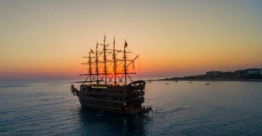 Alanya: Sunset Cruise and Party Boat - From hotel pickup to Alanya’s waterfront at dusk