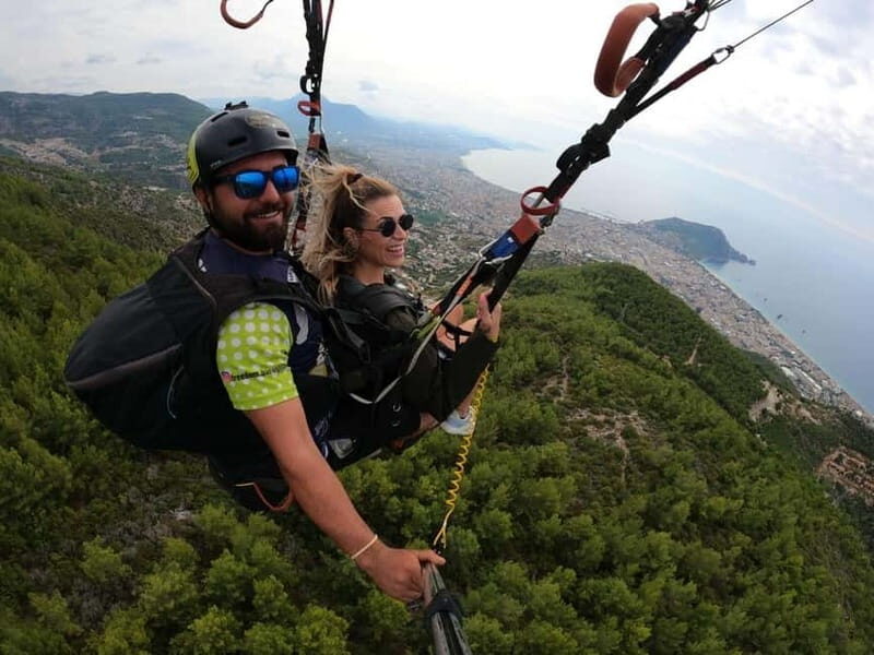Alanya: Tandem Paragliding Experience with Video Option - The flight plan: 15–20 minutes over Alanya, timed by the wind