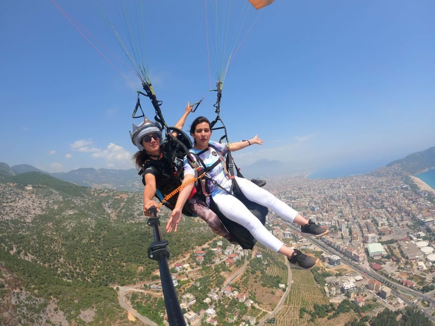 Alanya: Tandem Paragliding Over a Castle and the Sea - Your flight plan: from 700m launch to a sand landing at Cleopatra Beach