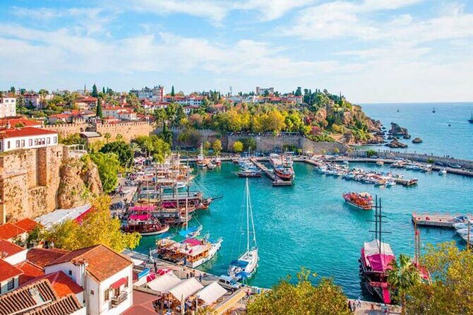 Alanya to Antalya City Tour with Cable Car and Waterfalls - Kaleiçi Old Town: Hadrian Gate and the Clock Tower in one walk
