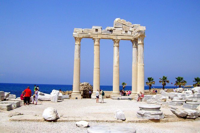Alanya to Aspendos, Kursunlu Waterfalls and City of Side Tour - Side Ancient City: Easy First Steps and Great Souvenir Energy