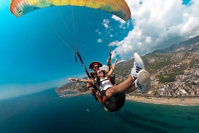 Antalya Alanya Paragliding Takeoff From 700 Meters - The whole day rhythm: hotel pickup to Cleopatra Beach touchdown