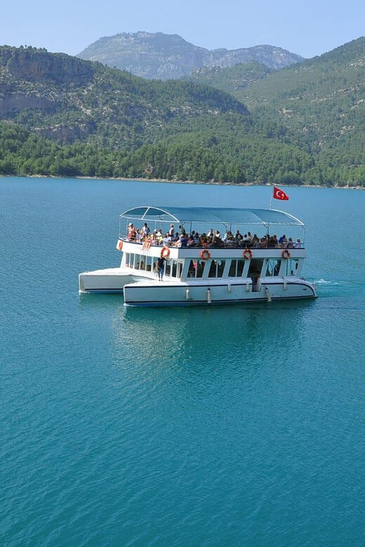 Antalya: Green Canyon Boat Trip with Lunch & Soft Drinks - From Alanya or Side to Oymapinar Dam: how the day starts
