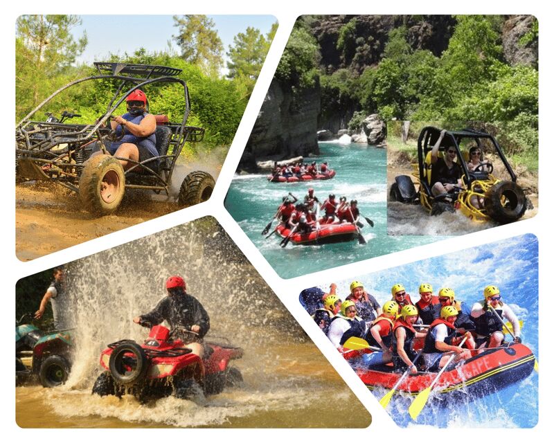 From Alanya, Antalya, Kemer: Rafting And Buggy or Quad Tour - Mid-Raft Swim Moments, Photos, and That Wet-But-Happy Timing