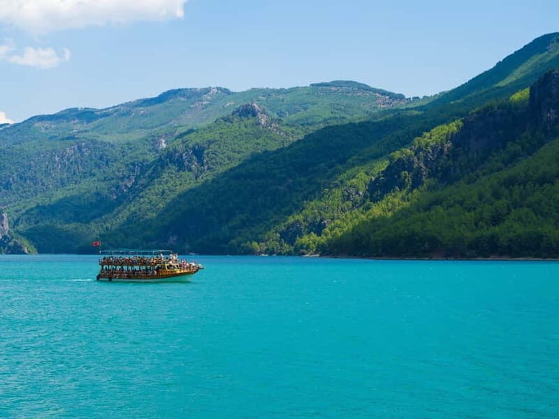 From Alanya: Green Canyon Boat Trip with Lunch and Drinks - From Alanya Hotel Pickup to Green Canyon Dock