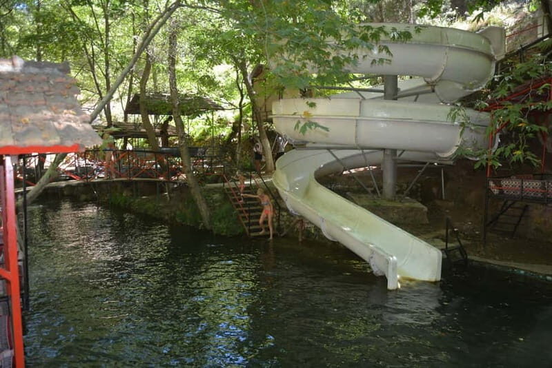From Alanya: Jeep Safari with Lunch, Dim River & Cave - Çamlıbel Picnic Area: Waterfalls, Small Canyon, Fishing, Aqua Slide