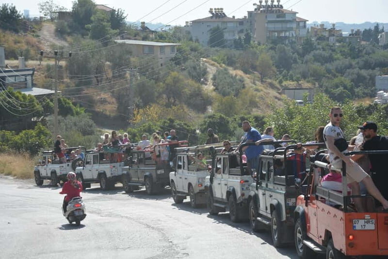 From Alanya: Jeep Safari with Lunch, Dim River & Cave - What to Bring for a Wet, Sunny, Active Day