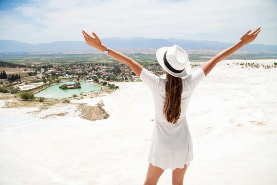 From Alanya: Pamukkale and Hierapolis Day Tour with Lunch - Hierapolis: the Holy City necropolis you actually walk through