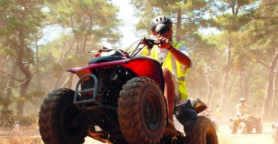 From Alanya: Quad/ATV Safari Tour - The first 30 minutes: helmets, briefing, and test riding