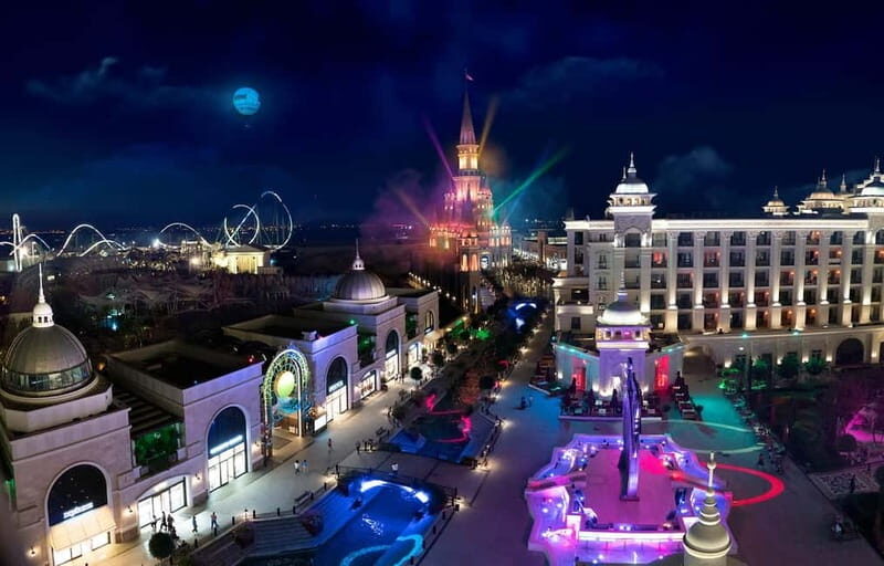 From Alanya, Side, Antalya: The Land of Legends Night Show - The Night Show itself: lasers, water effects, and acrobatics