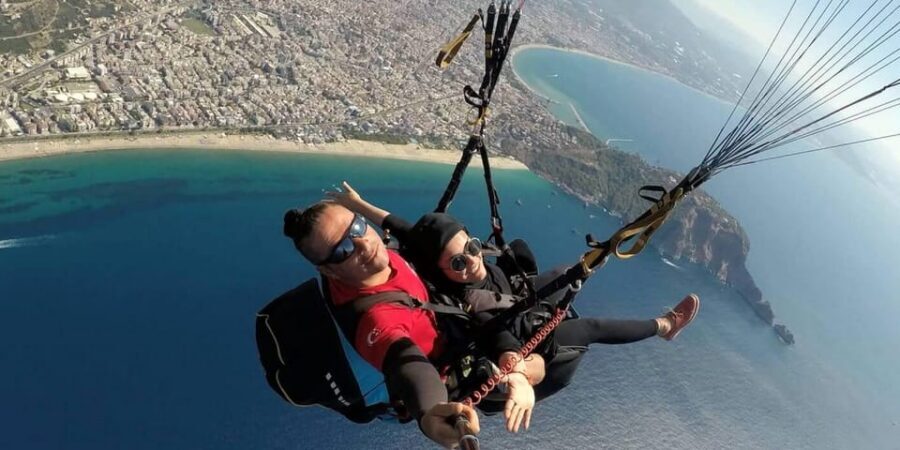 From Antalya/Alanya/Side: Paragliding Adventure - Cleopatra Beach Landing: The Best Part of the Story