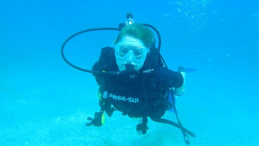 From Side: Guided Scuba Diving in Alanya w/ Lunch & Transfer - First-lesson scuba basics: what you learn before you go under