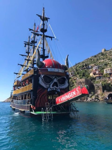 King of Vikingen All Inclusive Boottour Party and Swim - A Five-Hour Alanya Party Boat With Time to Actually Swim