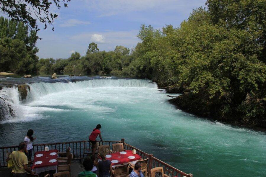 Manavgat Cruise & Grand Bazaar w/Lunch and Unlimited Drinks - Barbecue Lunch on Board (And the Unlimited Soft Drinks)