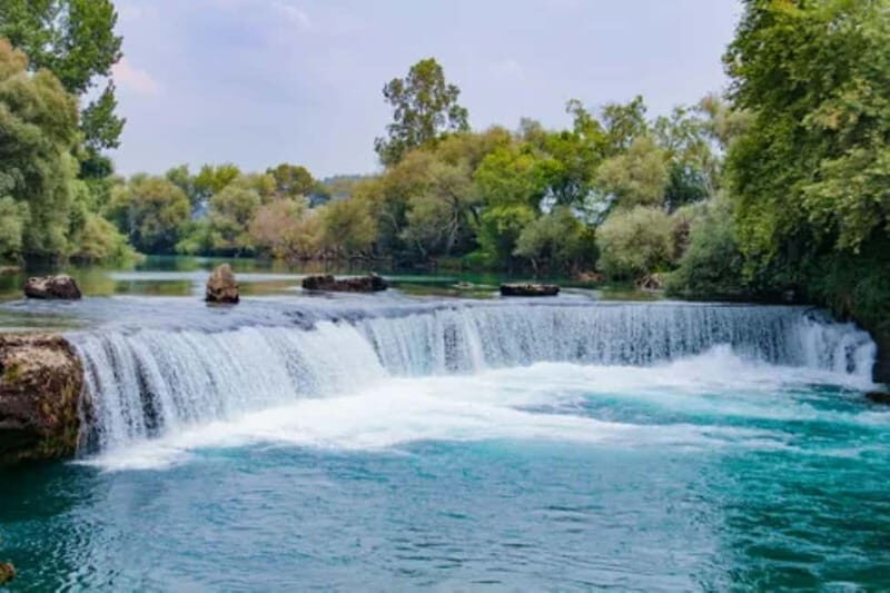 Manavgat River Cruise & Bazaar +Waterfall Tour: Side, Alanya - Boat Lunch On Board: Simple Food, Real Convenience