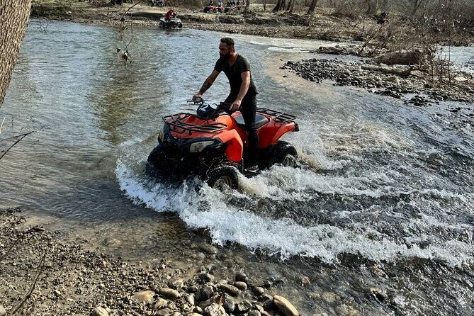 Quad Safari Experience in Alanya - The first water stop: swimming at Kargı Çayı