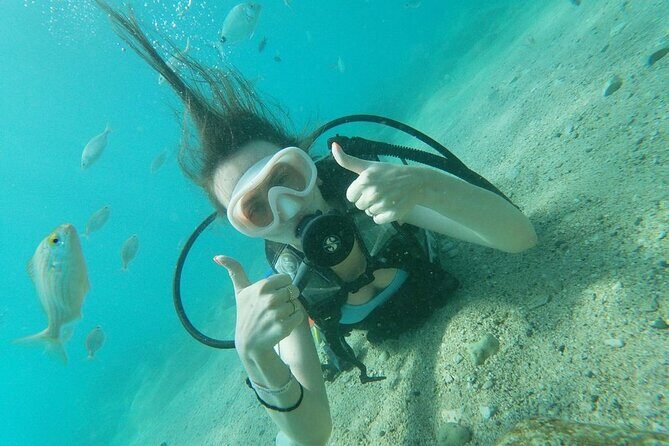 Scuba Diving Tour With Lunch in Alanya - Morning stop: canyons, marine life, and a hands-on fish moment