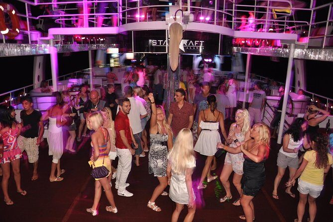 Starcraft Alanya Night Party Boat - Timing: 9:00 pm start and why pickup can make or break it