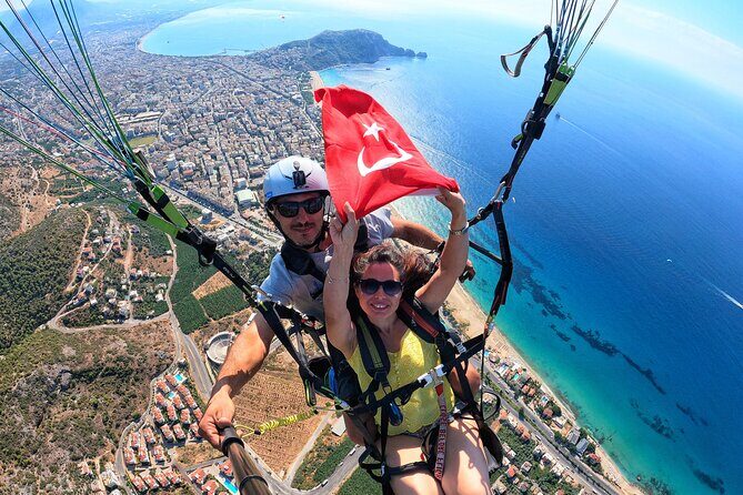 Tandem Paragliding in Alanya with Professional Licensed Pilots - Landing at Cleopatra Beach: Beautiful Finale, Faster Wrap-Up Than You Expect