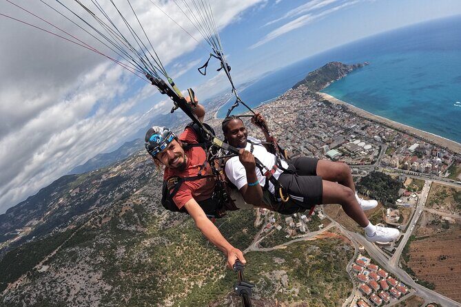 Ulusky Paragliding Alanya - Your 15 minutes above Alanya: city views, coastline, and Cleopatra Beach